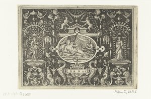 Danae und Jupiter als Goldregen von Abraham de Bruyn
