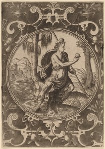 Paris mit dem Apfel von Abraham de Bruyn