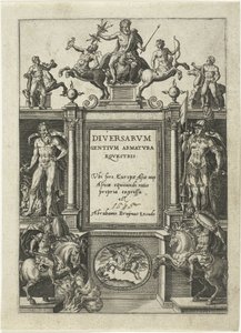 Titelblatt für Omnium pene Europae, Asiae, Aphricae, Americae gentium habitus von Abraham de Bruyn