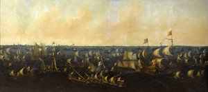 Die Schlacht von Zuider Zee, 6. Oktober 1573 von Abraham de Verwer