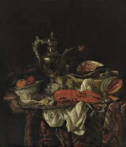 Stilleben mit einer Silberkanne von Abraham van Beijeren