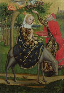 Die Flucht nach Ägypten, vom Domaltar, 1499 von Absolon Stumme