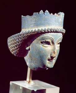 Kopf eines Prinzen, aus Persepolis, 5.-4. Jahrhundert v. Chr. (Lapis Lazuli) von Achaemenid