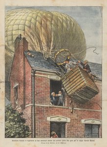 Abenteuer der beiden italienischen Aeronauten in England, die am Gordon-Bennett-Pokal teilnahmen
