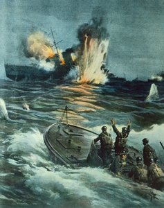 Britischer Kreuzer von italienischem MAS versenkt, 1. Juni