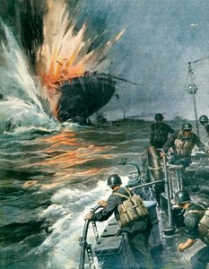 Britisches Handelsschiff von italienischem MAS im Mittelmeer versenkt, 3. August