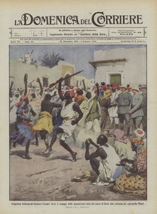 Italienische Eroberung des fernen Fezzan, Feste und Ehrungen der schwarzen Bevölkerung des Dorfes Brak