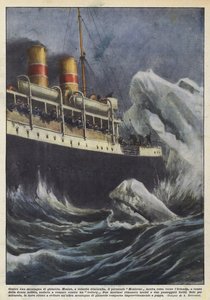 Gegen einen Eisberg von Achille Beltrame