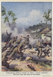 Heroische Tage in Ostafrika von Achille Beltrame