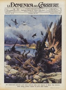 Ununterbrochene italienisch-deutsche Luftangriffe auf die englische Basis Malta