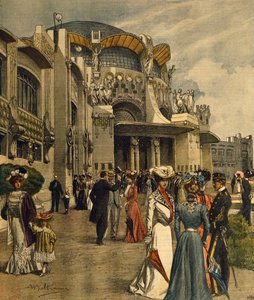 Eröffnung der Ersten Internationalen Ausstellung für Moderne Dekorative Kunst in Turin von Achille Beltrame