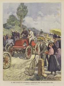 Die Italien-Rundfahrt im Auto, gesponsert vom Corriere della Sera