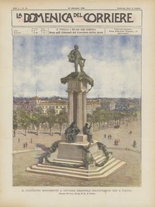 Das grandiose Denkmal für Vittorio Emanuele, gestern in Turin eingeweiht von Achille Beltrame