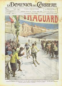 Die Universitätsmeisterschaft im Skifahren in Südtirol von Achille Beltrame