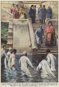 Das kuriose Ritual der Wasserweihe in Bukarest