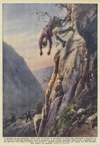 Das Drama eines Schäfermädchens von Achille Beltrame