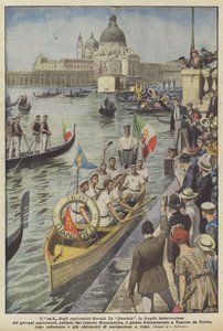 Der Überfall der Flusserkunder von Achille Beltrame