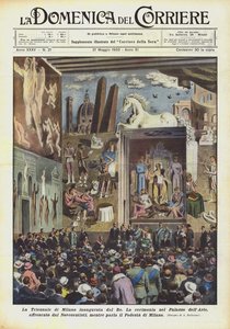 Die Triennale von Mailand, eröffnet vom König