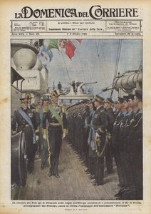 Die Kreuzfahrt des Prinzen von Piemont in den Gewässern Westeuropas und Nordeuropas