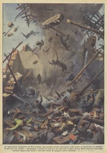 Die schreckliche Katastrophe von New London von Achille Beltrame