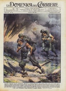 Das heldenhafte Unternehmen zweier Carabinieri von Achille Beltrame