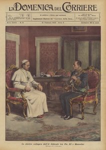 Das historische Gespräch vom 11. Februar zwischen Pius XI. und Mussolini