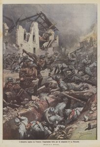 Die englische Offensive in Frankreich, der erbitterte Kampf um die Eroberung von La Boisselle von Achille Beltrame