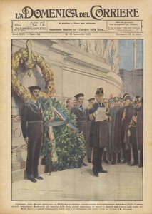 Die Ehrung der amerikanischen Marine für den unbekannten italienischen Soldaten von Achille Beltrame