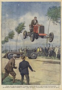 Der Mann, der im Auto fliegt