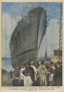 Italienische Schiffe von Achille Beltrame