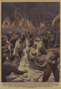 Hochzeit der Skifahrer von Achille Beltrame