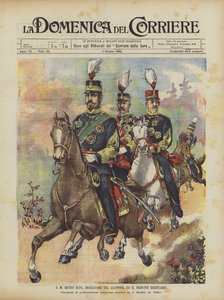 SM Mutso Hito, Kaiser von Japan, und der Kronprinz