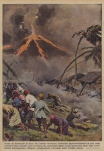 Weltuntergangsszene in Asien