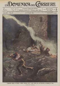 Tragisches Gewitter in Brianza, tödliche Blitzeinschläge auf den Ruinen des Turms von Broncino in der Nähe von Erba