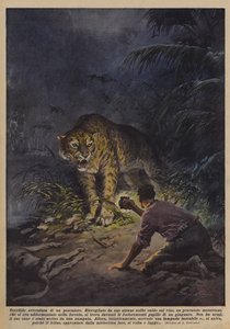 Schreckliches Abenteuer eines Fischers von Achille Beltrame