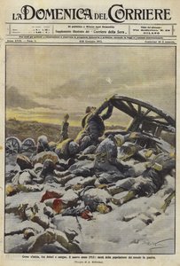 Das neue Jahr 1915 mit der Hälfte der Weltbevölkerung im Krieg von Achille Beltrame