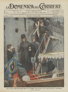 Traurige Rückkehr nach Italien der Königin Maria Pia von Portugal nach 48 Jahren, der König empfängt sie