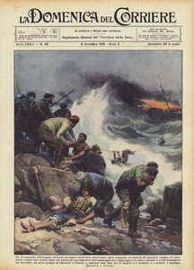 Eine dramatische Rettung auf der norwegischen Bäreninsel von Achille Beltrame