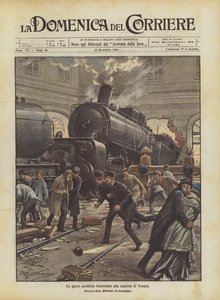 Ein schwerer Eisenbahnunfall am Bahnhof von Venedig