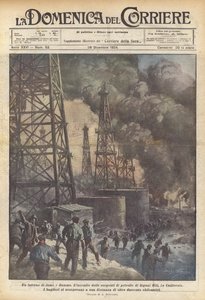 Ein Inferno aus Rauch und Flammen von Achille Beltrame