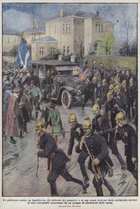 Ein malerischer Umzug in England von Achille Beltrame