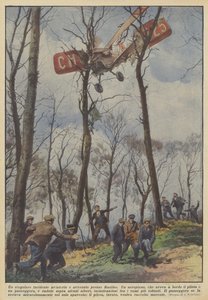 Ein ungewöhnlicher Flugunfall ereignete sich bei Basel von Achille Beltrame