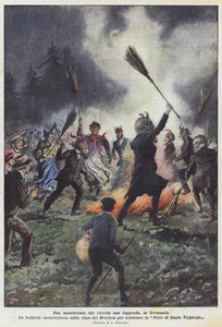 Eine Maskerade, die an eine Legende erinnert, in Deutschland