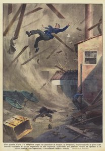 Ein Tornado traf ein Viertel von Casale in Piemont und schleuderte alles umher?