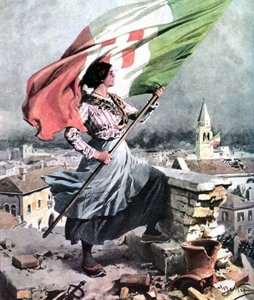 Erster Weltkrieg 1915-1918 Italien - Vittorio Veneto von Achille Beltrame