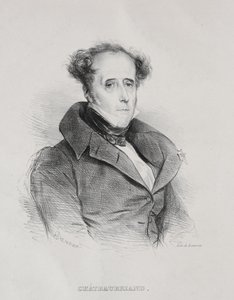 François René Auguste Victome de Chateaubriand von Achille Devéria