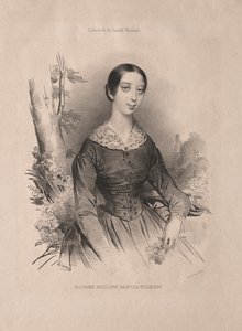 Madame Pauline Garcia-Viardot, 1840 von Achille Devéria