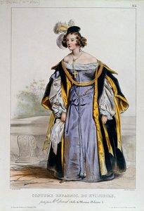 Marie Dorval in der Rolle der Marion Delorme von Victor Hugo von Achille Devéria