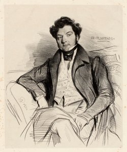 Porträt von Charles Plantade von Achille Devéria