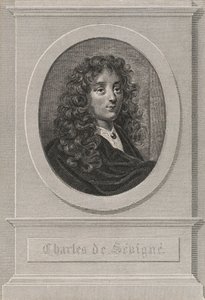 Porträt von Charles de Sévigné von Achille Devéria